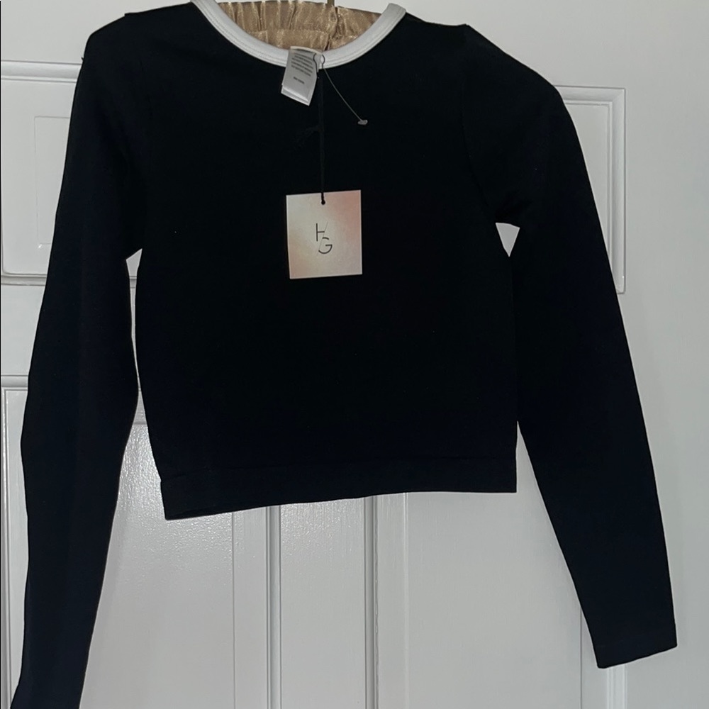 Black Long Sleeve Top
